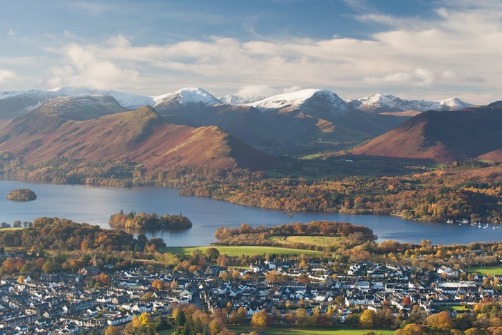 view of Keswick, Derwentwater