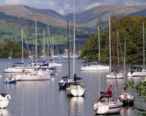 Yachts on Lake Windermere