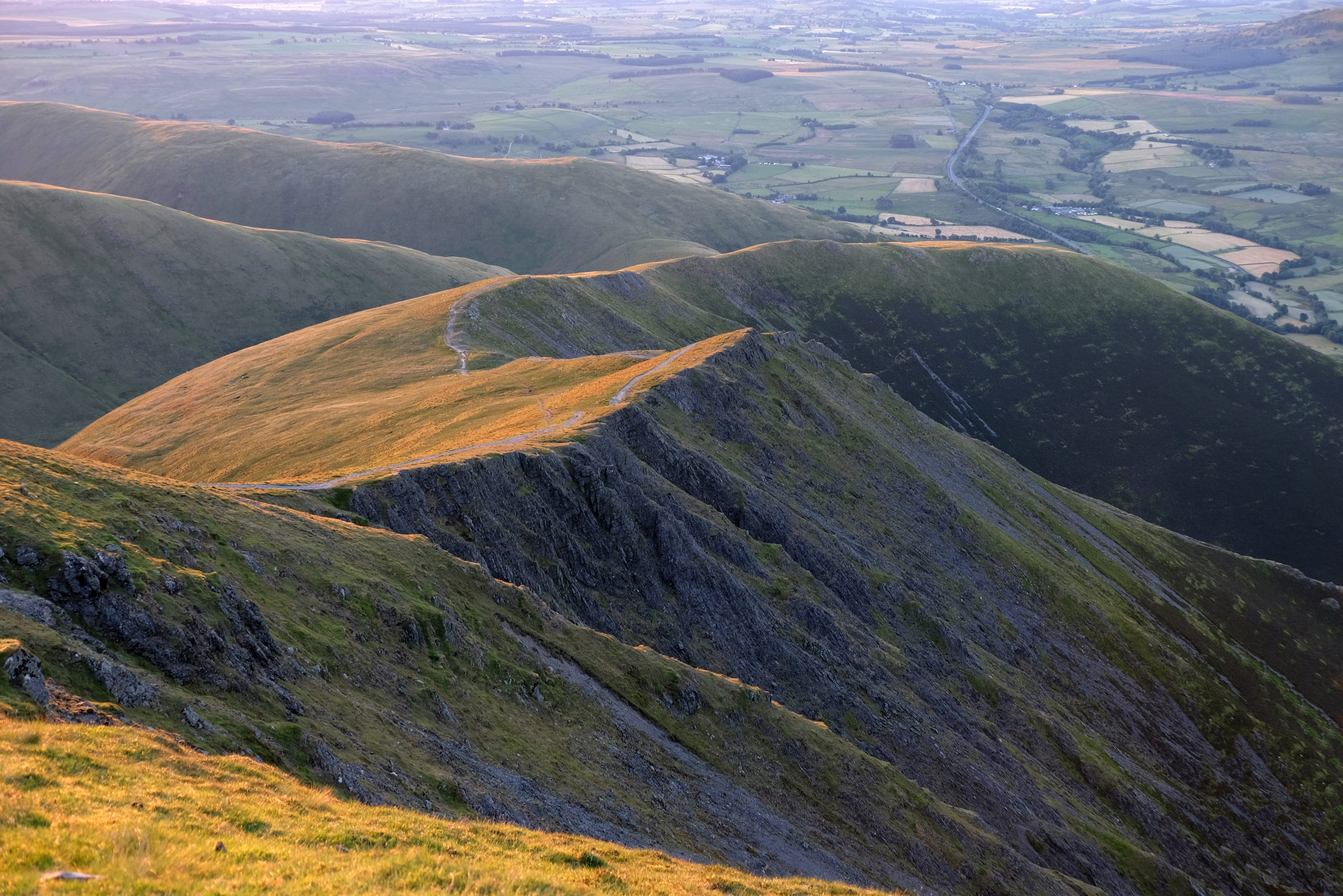 Scales Fell forms one of the easier approaches to Blencathra by Vivienne Crow