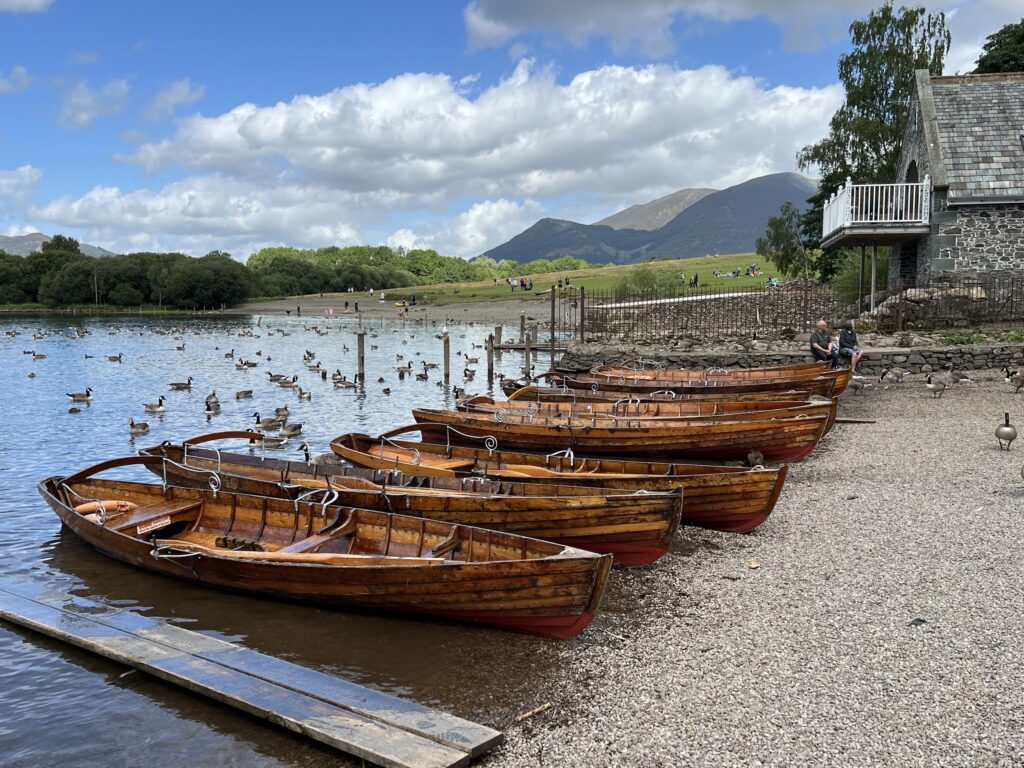 Rowing boat hire, Derwentwater, Keswick