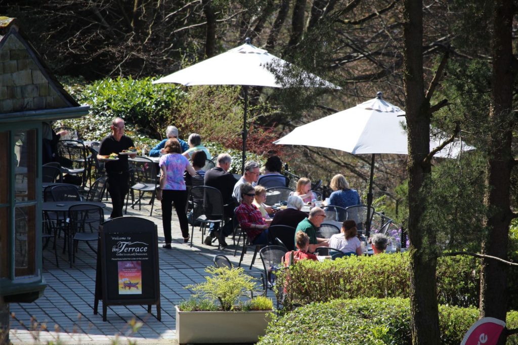 The deck from the other angle, Coniston Cafe