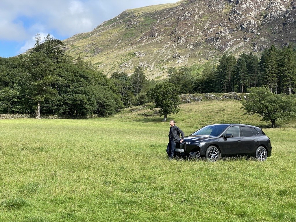 Simon Pegg filming  Mission Impossible 7: Dead Reckoning (2023) - Buttermere