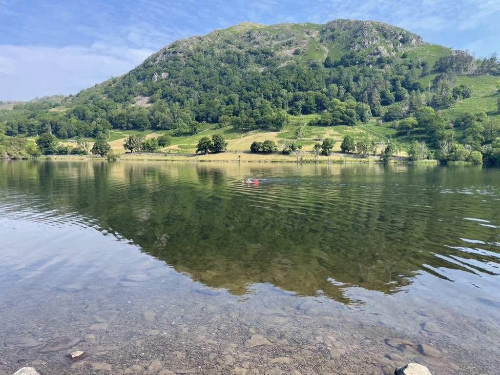 Wild swimming - Rydal Water