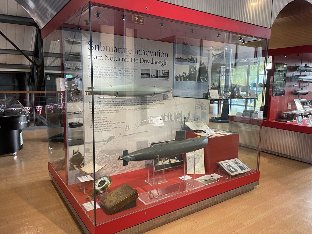 Model Submarine in Barrows Dock Museum