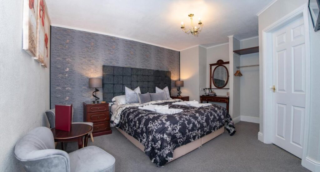 Beaumont House bed room -best place to stay in lake district for couples