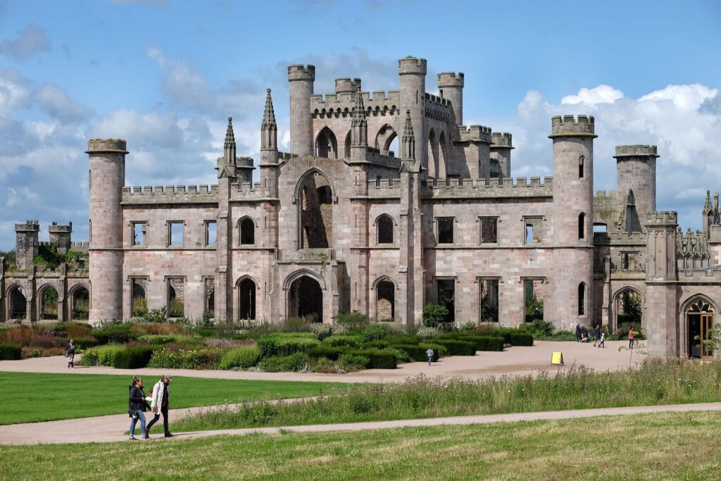 The ruins of Lowther Castle