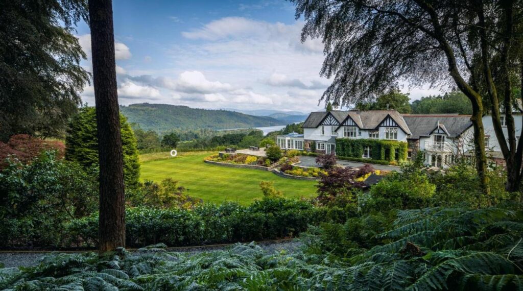 Over looking Linthwaite House - Best Hotels in Lake District