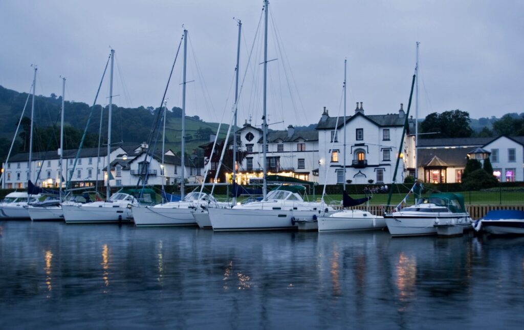 Windermere Marina at Dusk