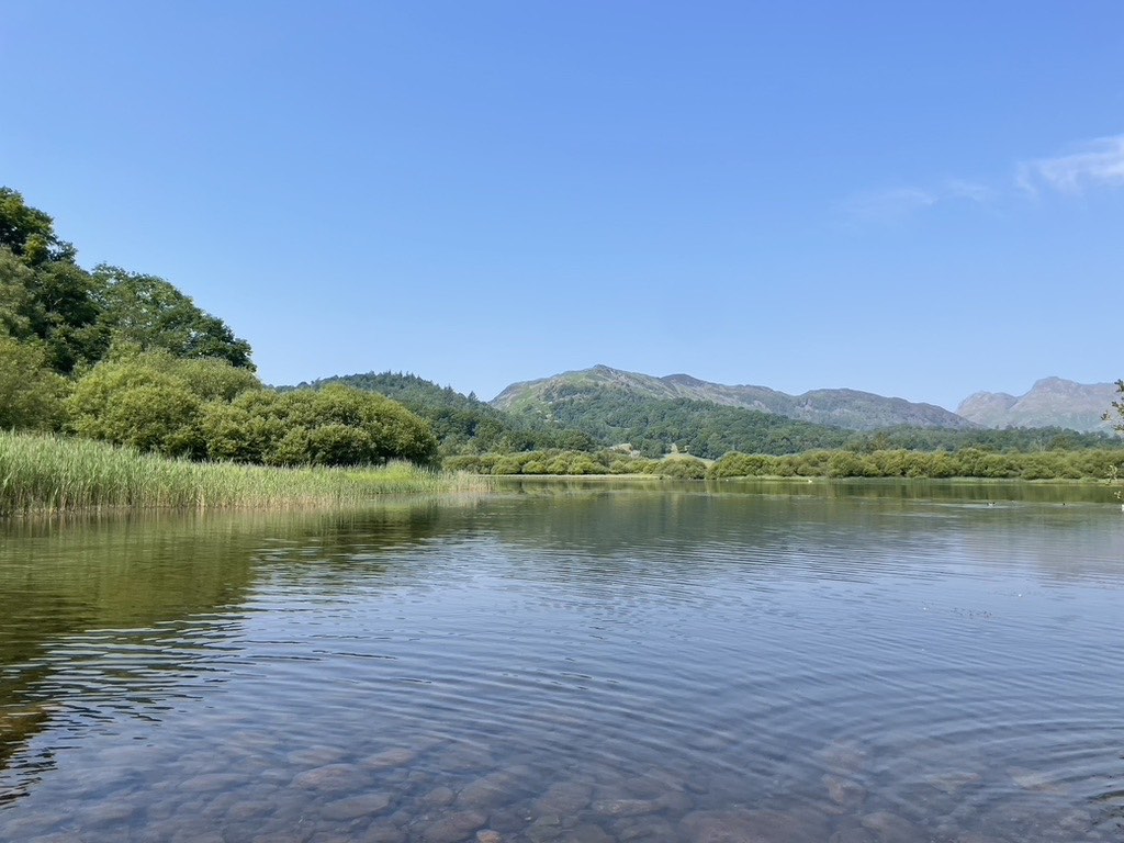 Elterwater with Great Landale in background