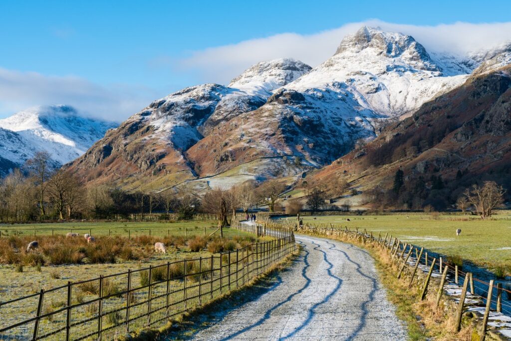 Lake District Langdale peaks - Fells of Cumbria 