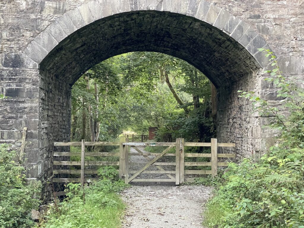 The railway line from Conitson to Torver