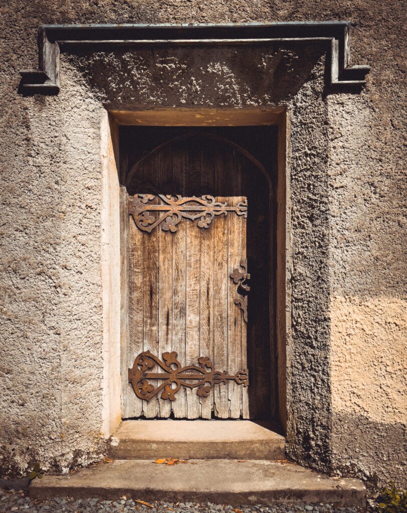 Door to Allan Bank