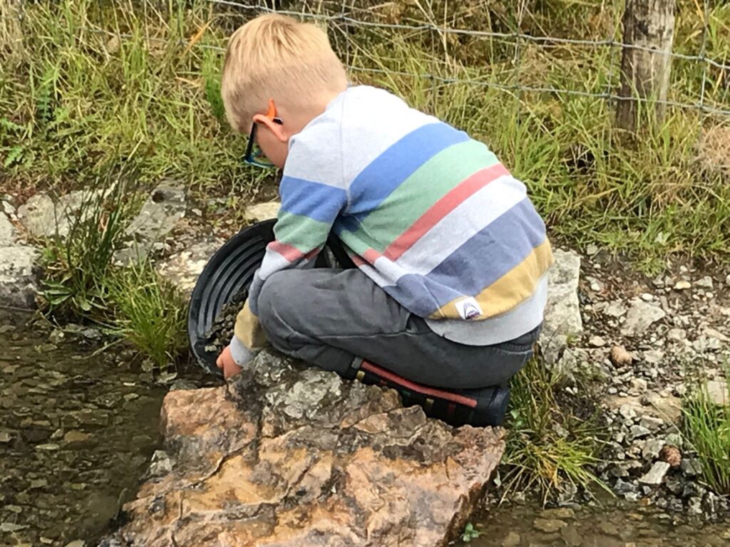 Panning for treasure