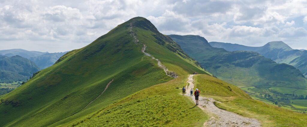 Ridge of Catbells - Photo by DAVID ILIFF. License: CC BY-SA 3.0 